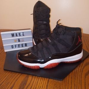 Jordan 11's 'Bred' Mens Size 9